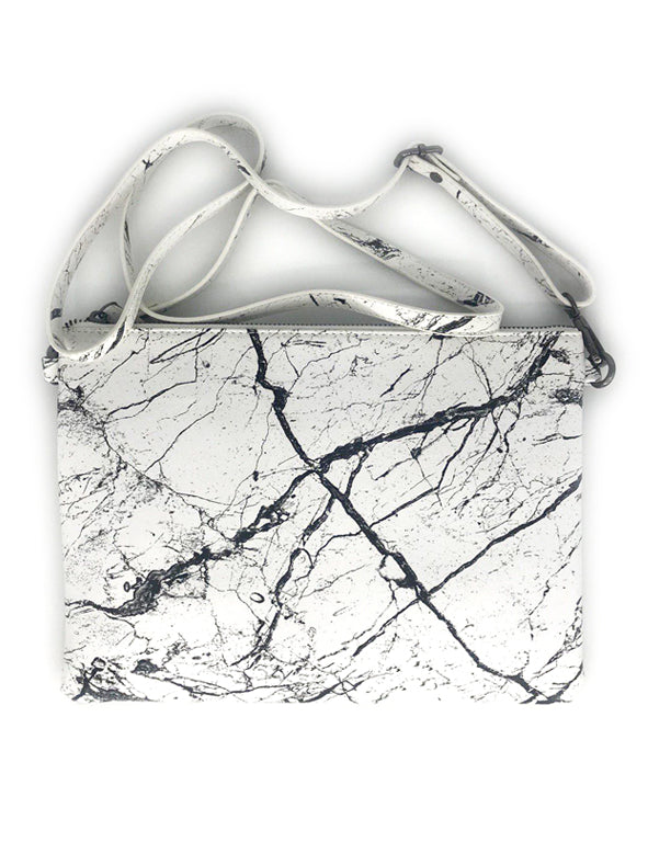 Bolsa para tu libro – Color: Blanco jaspeado