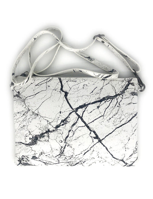 Bolsa para tu libro – Color: Blanco jaspeado